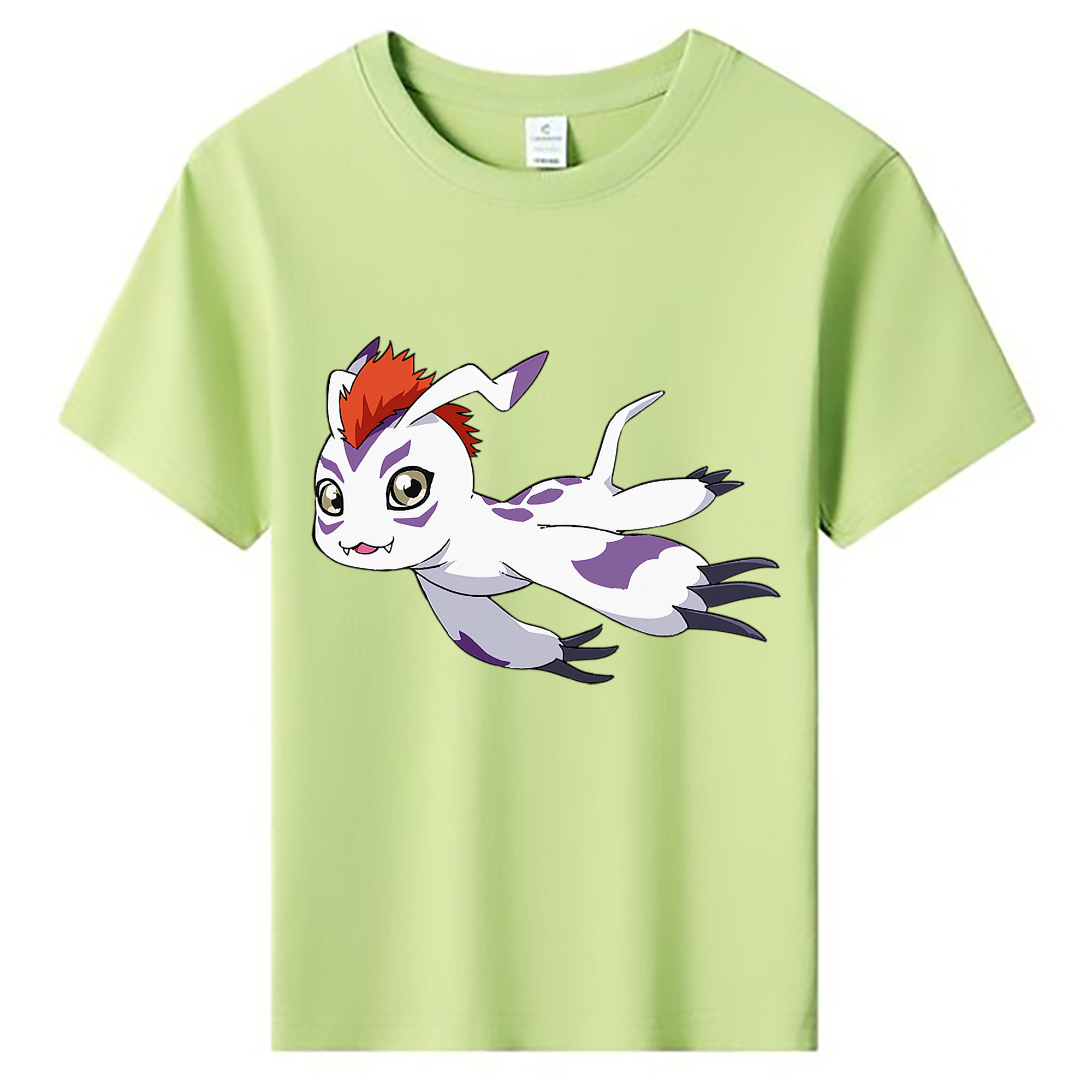 （画像用） Digimon デジタルモンスター/デジモン 綿100％キッズTシャツ（フロントプリント）